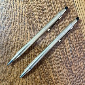 12kt Gold Filled Vintage Cross Pen & Pencil Set